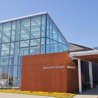 Entrance to the San Juan Islands Museum of Art