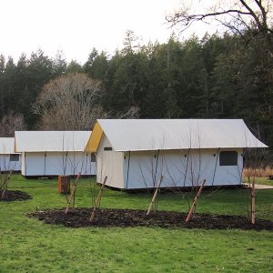 Canvas Cottage with new landscaping