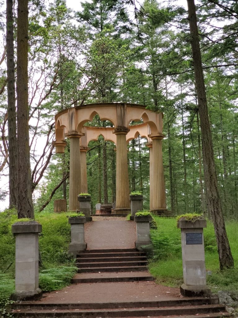 Afterglow Vista Mausoleum at roche Harbor on San Juan Island